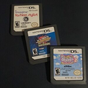 Lot of 3 Nintendo DS or 3DS loose games